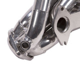 Fits 2005-2010 Mustang GT 1-5/8 Shorty Tuned Length Headers-Silver-16120 ceramic coated polished