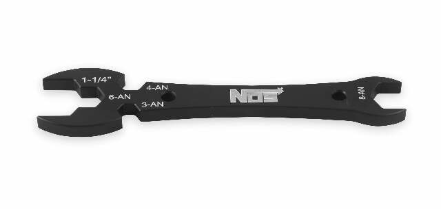 NOS nitrous bottle nut / AN combo wrench -3AN black 16132NOS