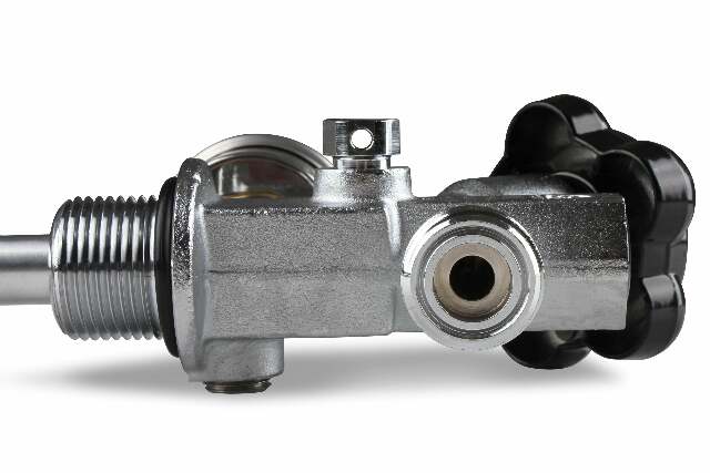 NOS 10 lb. bottlesuper hi-flow valveassembly w/siphontube andblackgauge 16137ABNOS 100 foot stainless steel blue 2493