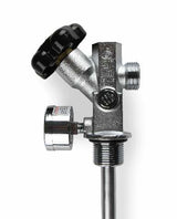 NOS 10 lb. bottlesuper hi-flow valve assembly w/siphontube and bluegauge 16137ANOS 100 foot stainless steel black 2493