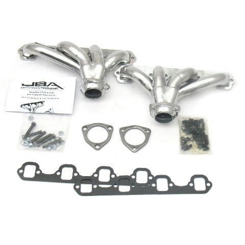 JBA Exhaust Headers for 1962-1967 Ford Tight Tuck 260-351W Silver Ctd - 1615SJS