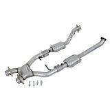 Fits 1996-1998 Mustang Cobra 4.6L 4V 2.5 Full X Pipe w/High Flow Catalytic-1618