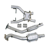 Fits 1996-1998 Mustang Cobra 4.6L 4V 2.5 Full X Pipe w/High Flow Catalytic-1618