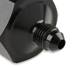 NOS black T7075 aluminum 4AN-660 bottle nut adapter -4AN 16221NOS