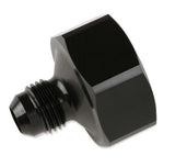 NOS black T7075 aluminum 6AN-660 bottle nut adapter -6AN 16226NOS