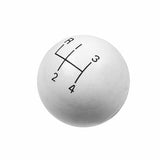 Hurst Shift Knob - White 4 Speed 3/8-16 Threads - 1630003