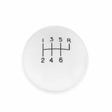 Hurst Shift Knob - White 6 Speed M16x1.50 Threads - 1630016