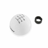 Hurst Shift Knob - White 6 Speed M16x1.50 Threads - 1630016