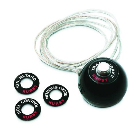 Hurst Shift Knob - Black 7/16 - 20 Threads - 12 Volt Switch - 1630050