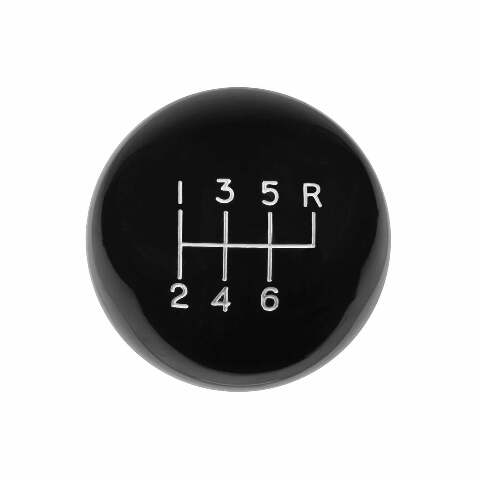 Hurst Shift Knob - Black 6 Speed 9/16-18 Threads - 1630156