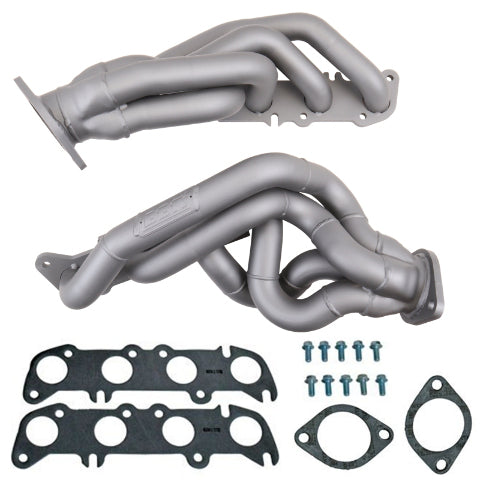 Fits 2011-2014 Mustang GT 1-3/4 Tuned Length Exhaust Headers-Titanium-1632 ceramic coated polished