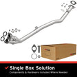 1988-1995 Toyota Pickup Direct-Fit Front Pipe Kit 107-0224 stainless steel
