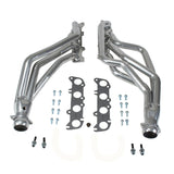 Fits 1986-2004 Mustang Coyote Swap 1-3/4" Long Tube Exhaust Headers-Silver-16340 for 1986-2004 Ford Mustang ceramic coated polished