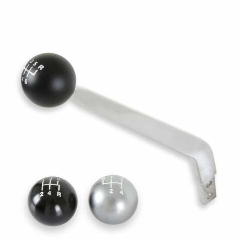 Fits Shifters W/M16X1.5 Billet Shift Knob- 5-Speed Pattern Gloss Black-163501HST
