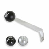 Fits Shifters W/M16X1.5 Billet Shift Knob- 5-Speed Pattern Gloss Black-163501HST