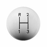 Hurst Shift Knob - White 3 Speed 3/8-16 Threads - 1637624