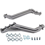 Fits 2005-10 Mustang GT 1 5/8 Long Tube Exhaust Headers (Titanium Ceramic)-1641 for 2005-2010 Ford Mustang chrome