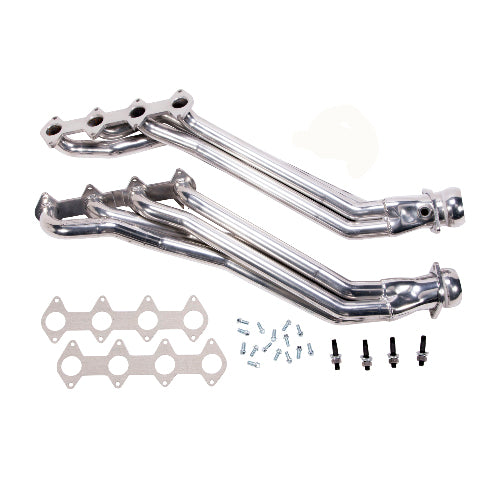 Fits 2005-2010 Mustang GT 1 5/8 Long Tube Exhaust Headers-Silver-16410 for 2005-2010 Ford Mustang polished