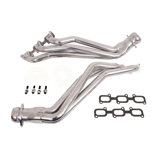 Fits 2011-2017 Mustang V6 1-3/4 Long Tube Exhaust Headers-Silver-16420 for 2011-2017 Ford Mustang polished