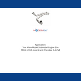 MagnaFlow direct-fit catalytic converter for 2006-2010 Jeep Grand Cherokee stainless steel Federal EPA compliant OBDII 16423
