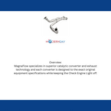 MagnaFlow direct-fit catalytic converter for 2006-2010 Jeep Grand Cherokee stainless steel Federal EPA compliant OBDII 16423