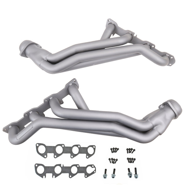 Fits 2005-08 Dodge 5.7 Challenger Charger 300 Hemi 1-3/4 Long Tube Headers-1647 for 2005-2008 Dodge Challenger chrome