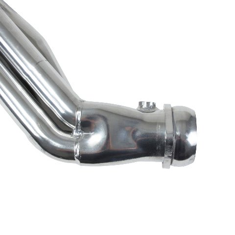 Fits 2005-2008 Dodge 5.7 Chall/ Charger 300 Hemi Long Tube Headers-Silver-16470 for 2005-2008 Dodge Challenger polished