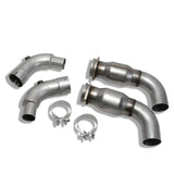 Fits 2006-2024 Dodge 6.1L Hemi Challenger 3" Mid Pipe w/ High Flow Cats-16481