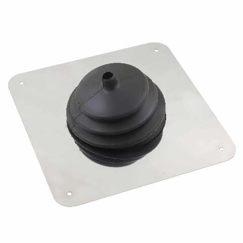 Mr. Gasket shifter boot chrome black 1650