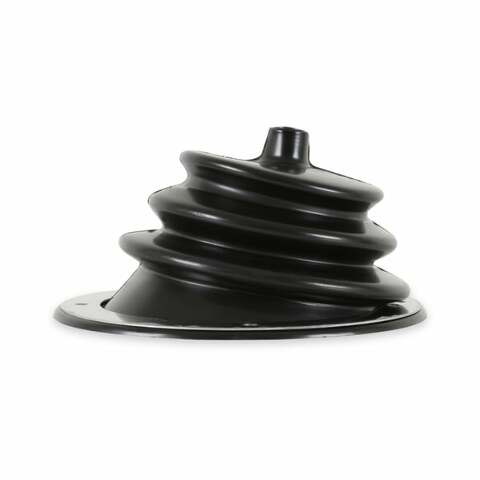Mr. Gasket shifter boot chrome black 1651