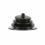 Mr. Gasket shifter boot chrome black 1651