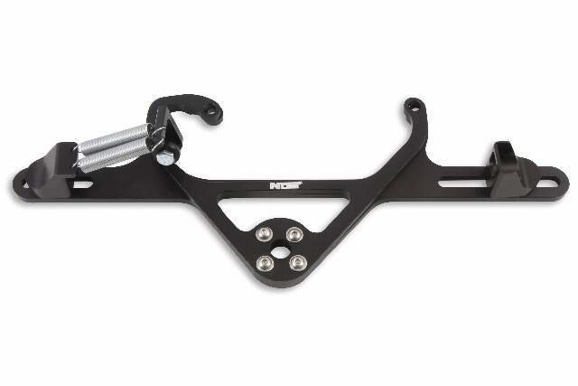 NOS billet solenoid bracket kit - 4150 and 4150HP black 16516NOS
