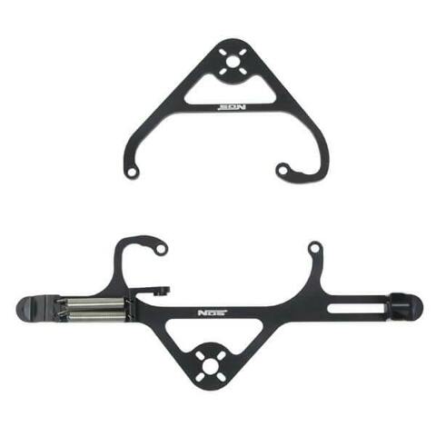 NOS billet solenoid bracket kit - 4150 and 4150HP black 16516NOS