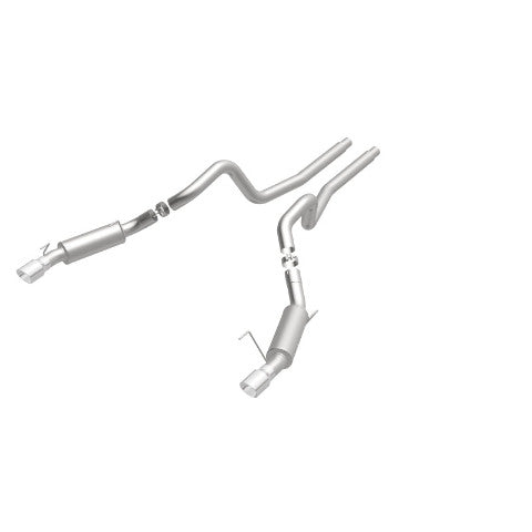 MagnaFlow cat-back exhaust system for Ford Mustang stainless steel polished 16572