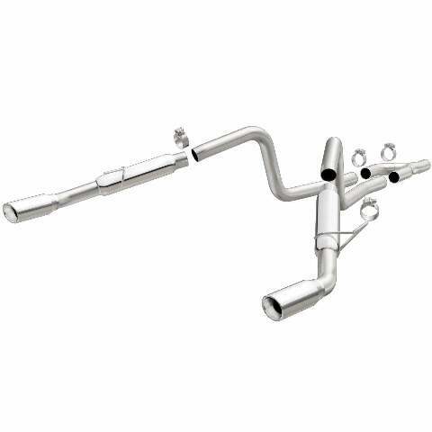 MagnaFlow cat-back exhaust system for 2005-2009 Ford Mustang stainless steel polished 16605