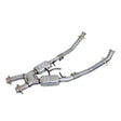 Fits 1986-1993 Mustang 5.0 2.5 Full X Pipe W/ Catalytic Converters-1662