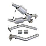Fits 1996-1998 Mustang GT 2.5 Full X Pipe W/Catalytic Converters-1666