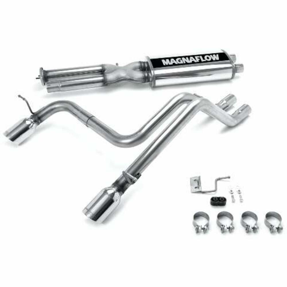 MagnaFlow cat-back exhaust system stainless steel polished 16673