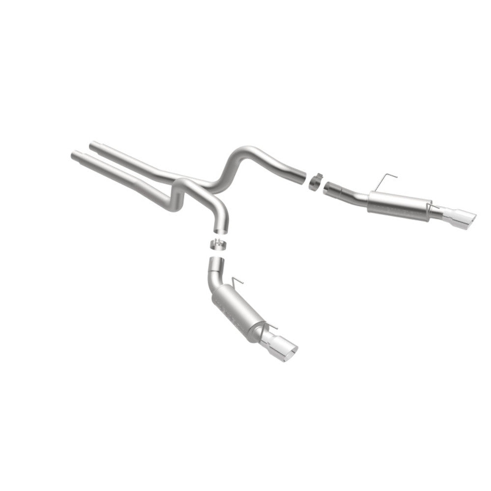 MagnaFlow cat-back exhaust system for 2007-2009 Ford Mustang stainless steel polished 16674