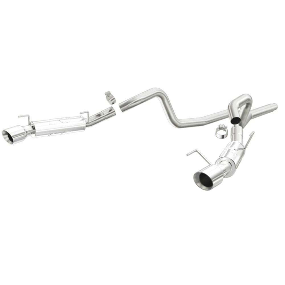 MagnaFlow cat-back exhaust system for 2007-2009 Ford Mustang stainless steel polished 16674