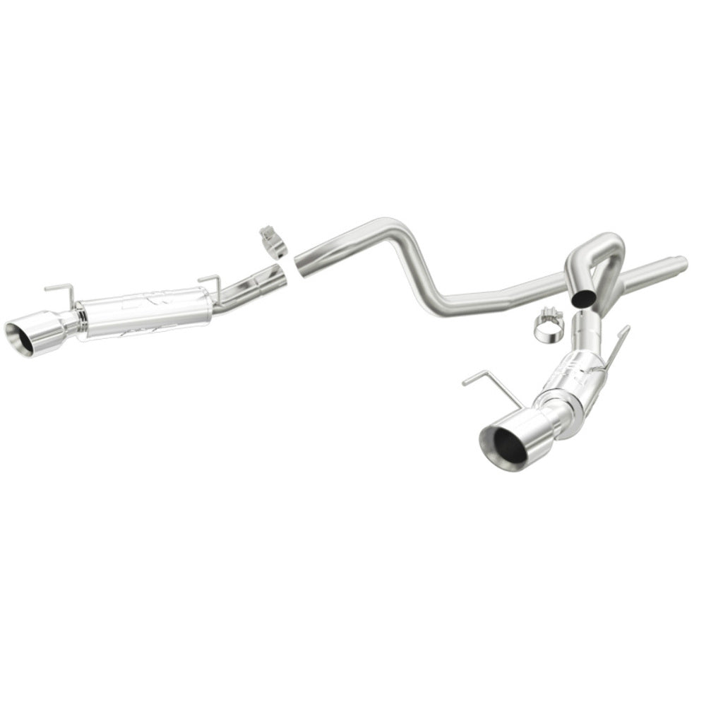 MagnaFlow cat-back exhaust system for 2007-2009 Ford Mustang stainless steel polished 16674