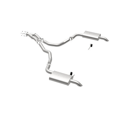 MagnaFlow cat-back exhaust system for 1975-1979 Chevy Corvette stainless steel polished 16710
