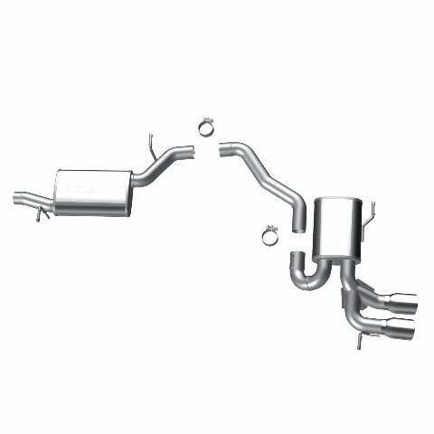 MagnaFlow cat-back exhaust system for 2006-2009 Audi stainless steel polished 16717