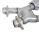 Fits 1994-1995 Mustang GT 2.5 Short Mid X Pipe W/Catalytic Converters-1672