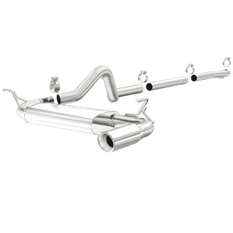 MagnaFlow cat-back exhaust system for 2007-2011 Jeep Wrangler stainless steel polished 16751