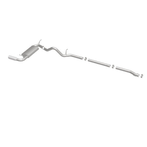 MagnaFlow cat-back exhaust system for 2007-2011 Jeep Wrangler stainless steel polished 16751