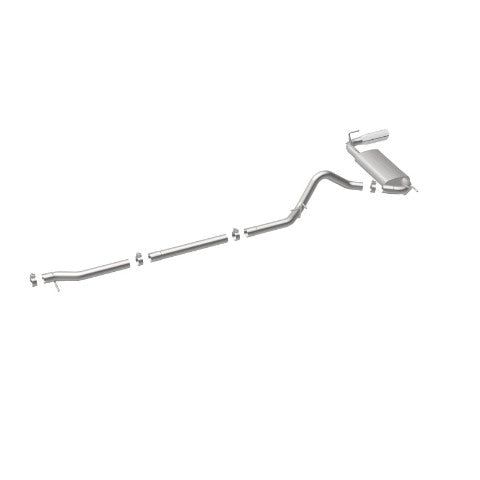 MagnaFlow cat-back exhaust system for 2007-2011 Jeep Wrangler stainless steel polished 16751