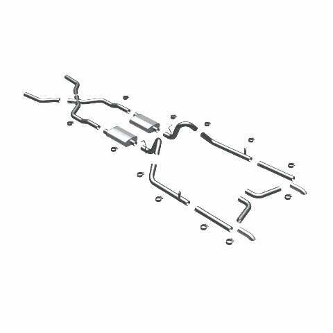 MagnaFlow exhaust system for 1955-1957 Chevy stainless steel polished 16792