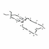MagnaFlow exhaust system for 1955-1957 Chevy stainless steel polished 16792