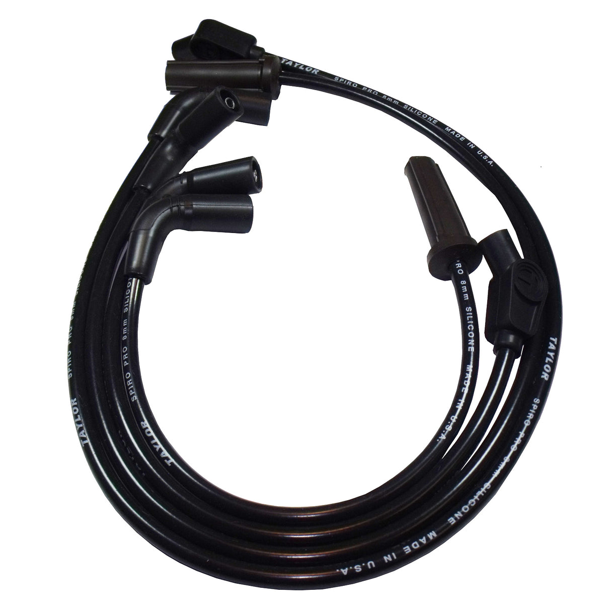 Spark Plug Wire Set 2017 Harley-Davidson 8mm Silicone Spiro Pro 350 ohm/ft 10068
